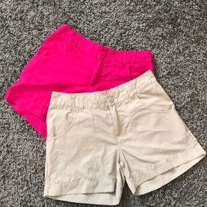 2 pair of girl size 10 columbia shorts